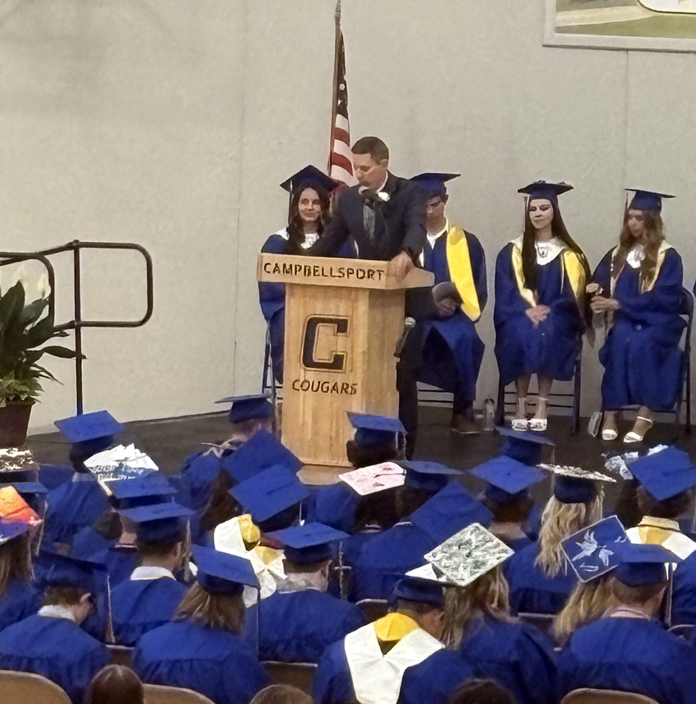 CHS Principal Mark Wittig addresses the Class of 2026.