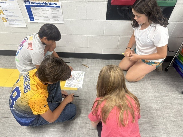 6th grade math card activity