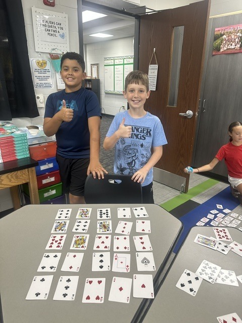 6th grade math card activity