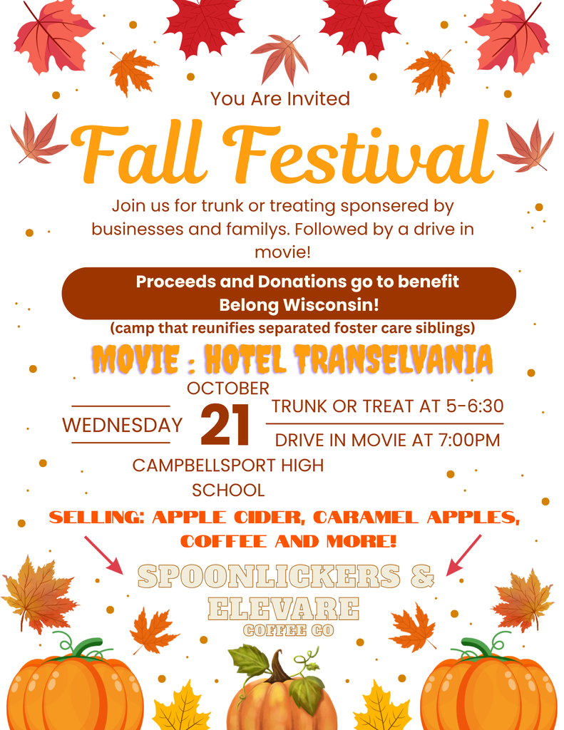 Fall Festival Oct 21st