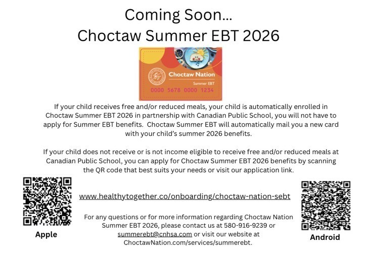 Choctaw summer ebt