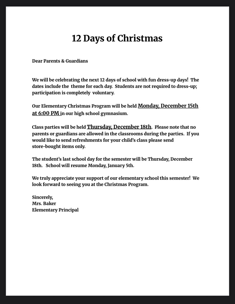 12 Days of Christmas