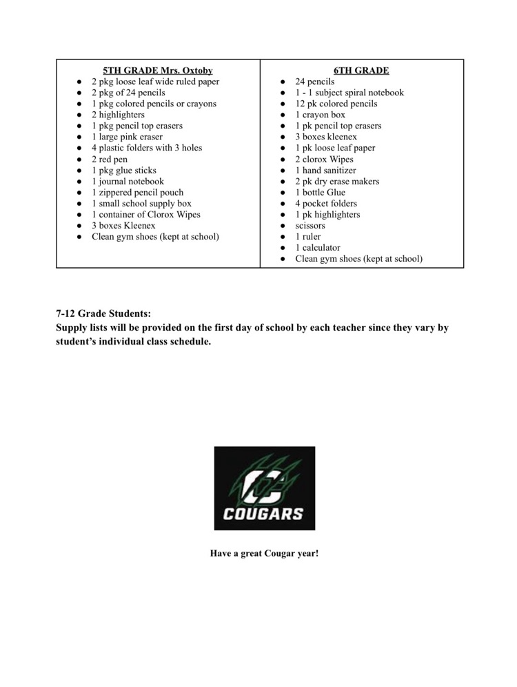 school supply list 3