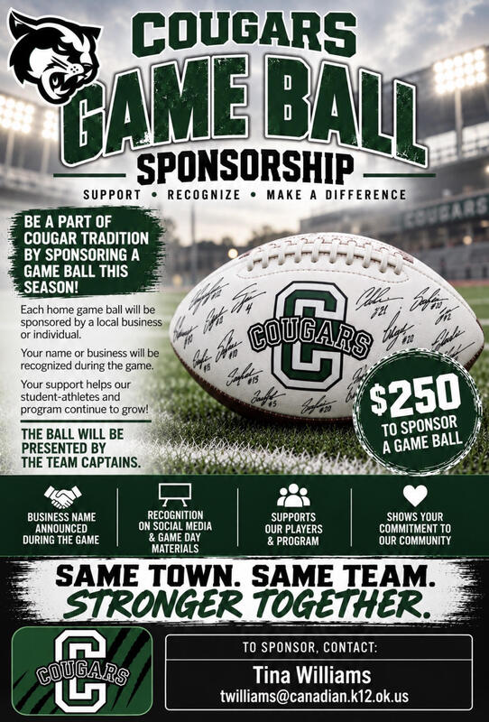 Game Ball Sponsorship