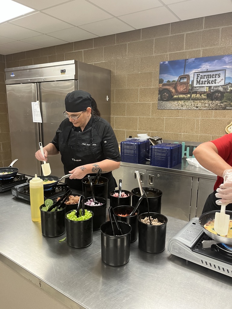 Cooking Omelets at the High School