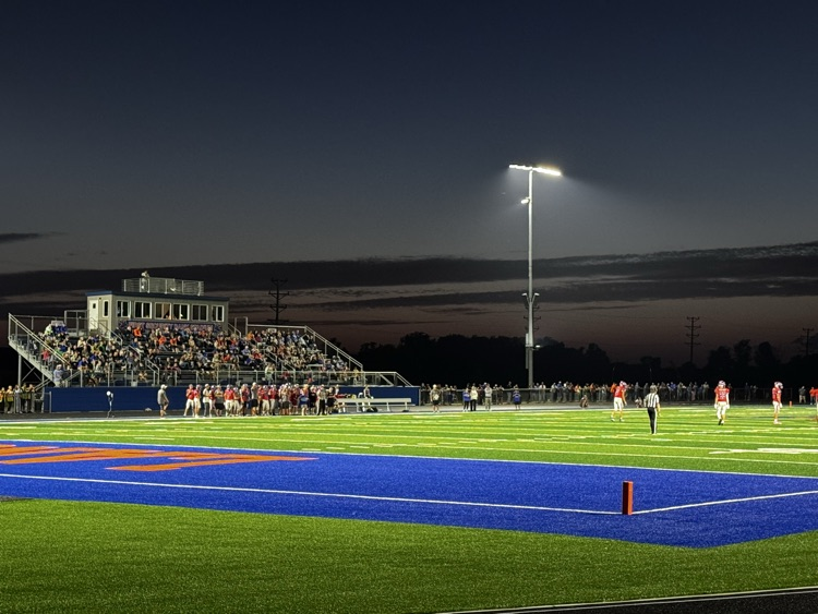 football game and bleachers