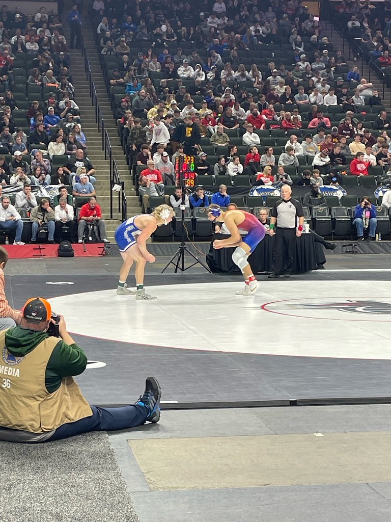 Canby Wrestler Wrestling at State Tournament