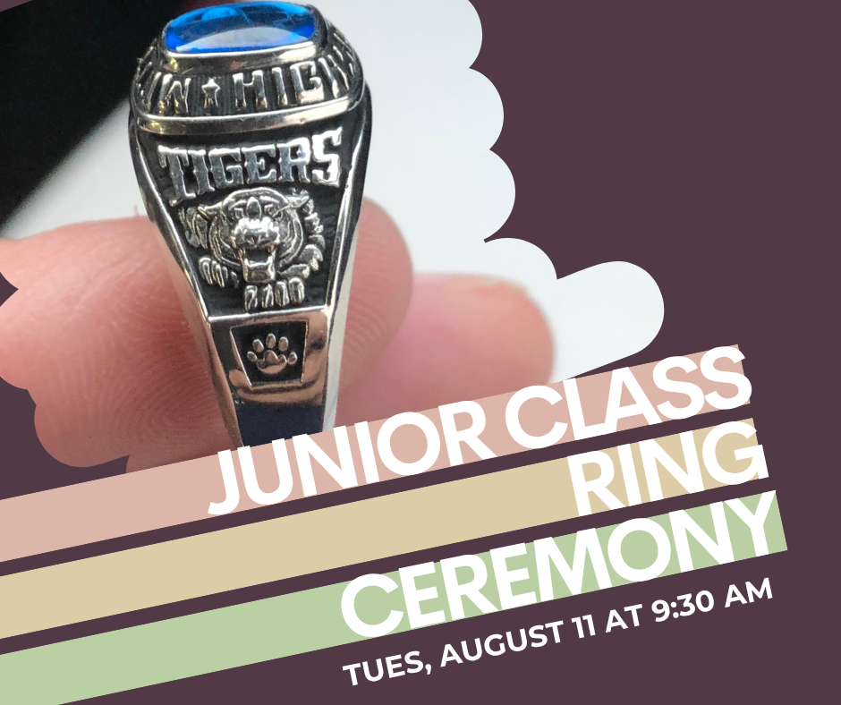 Junior Class Ring ceremony  graphic