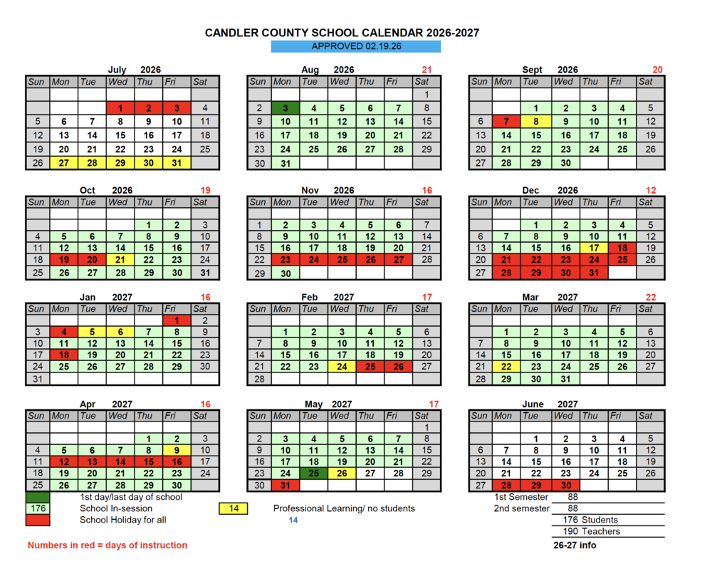 26-27 school calendar graphic