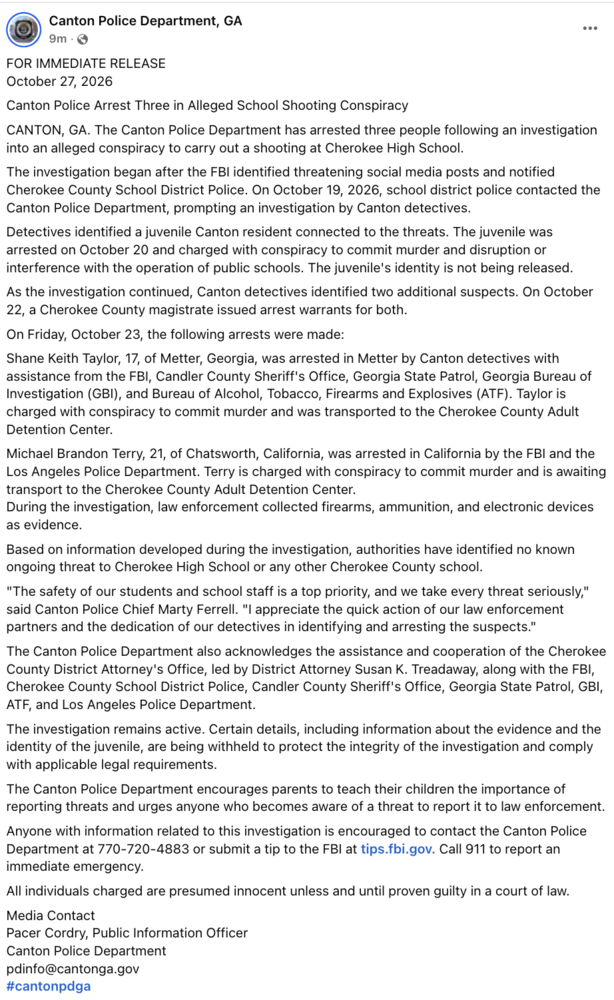 press release