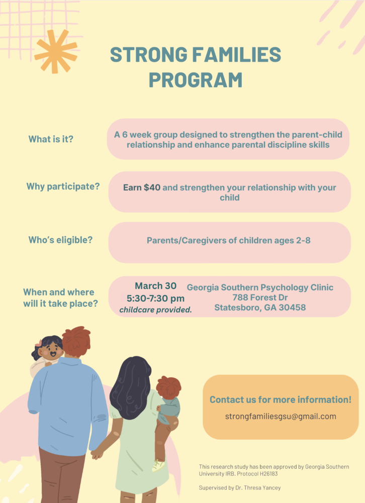 strong families flyer