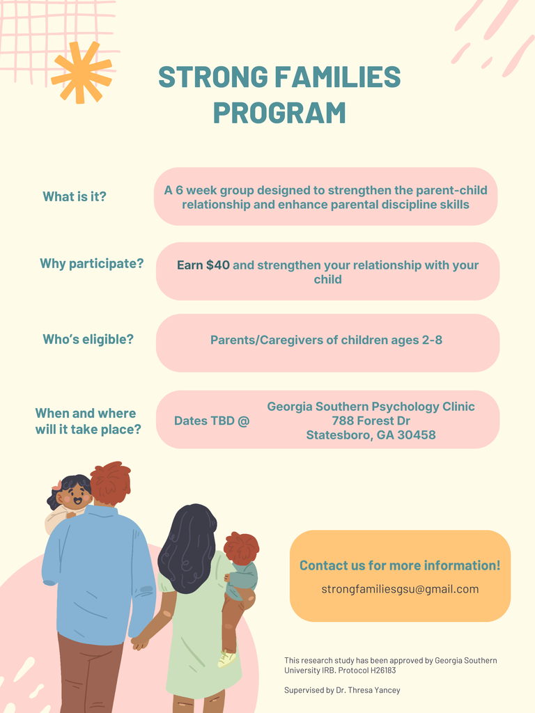 strong families flyer