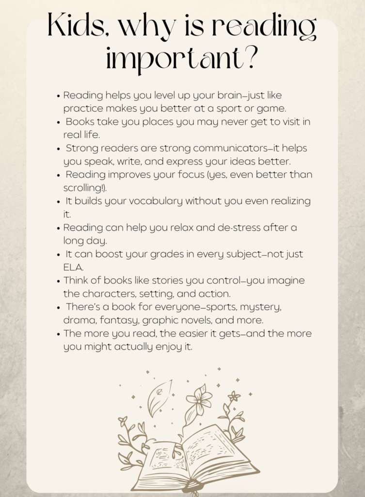 why is reading important flyer