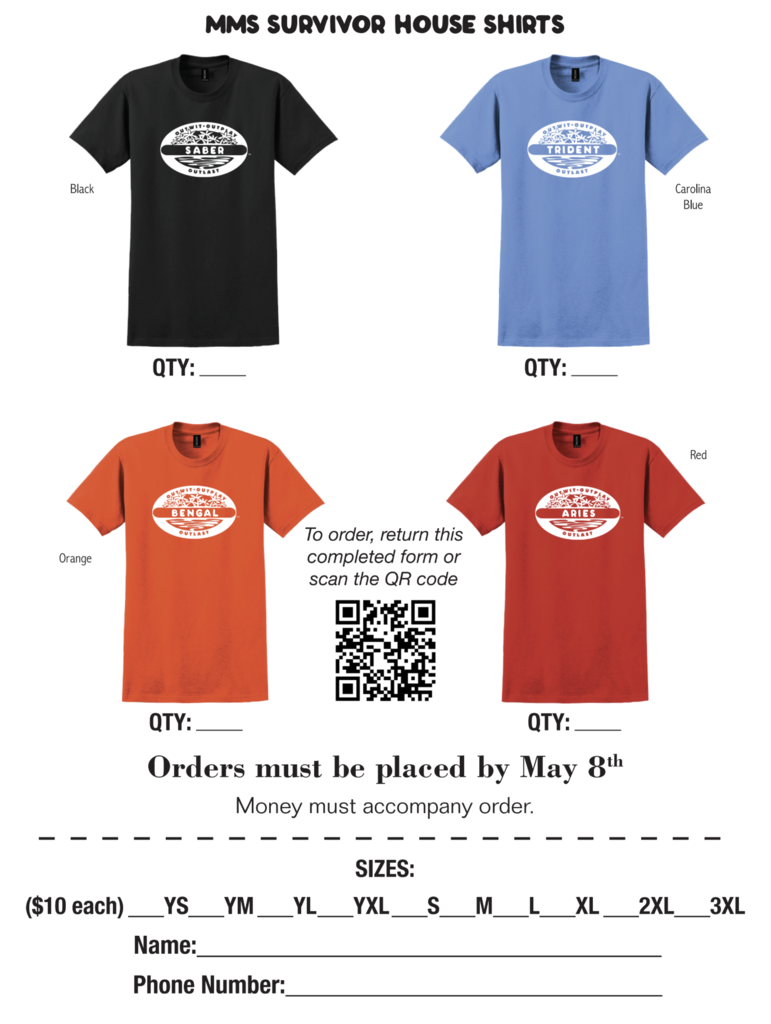 tshirt order form
