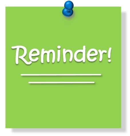reminder graphic