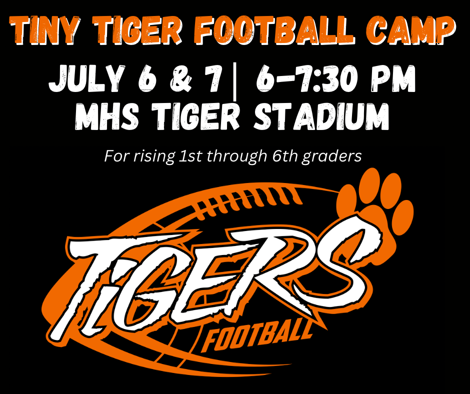 Football camp graphic