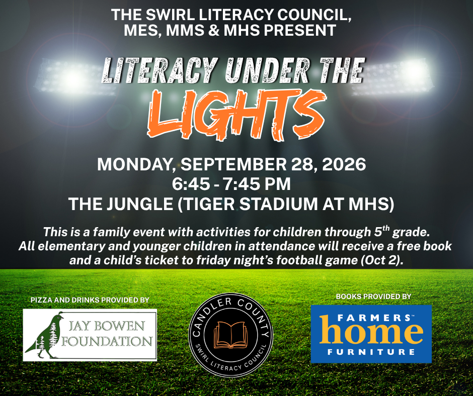 literacy under the lights graphic