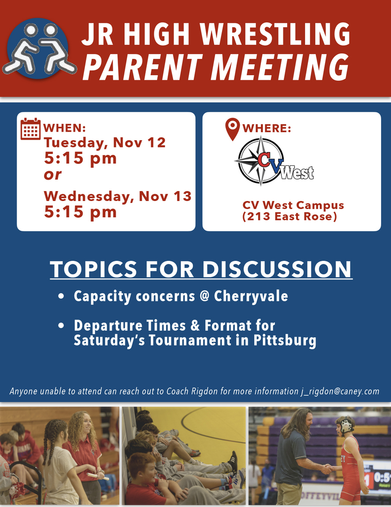 Jr High Wrestling Parent Meeting