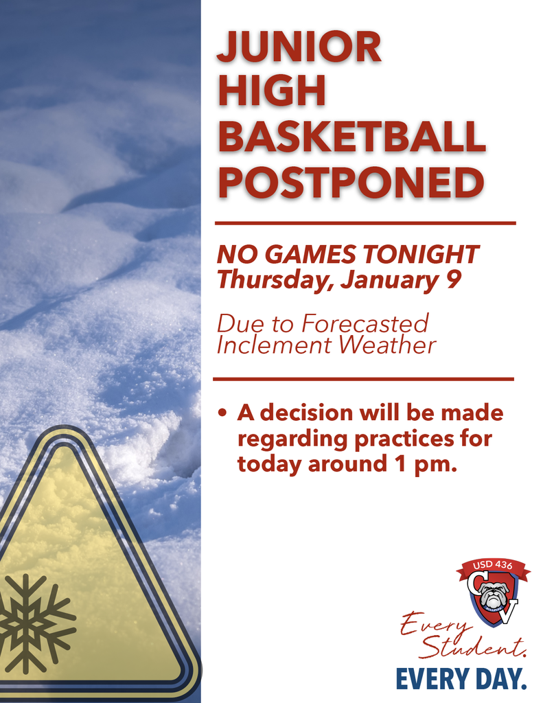 Jr High Postponed