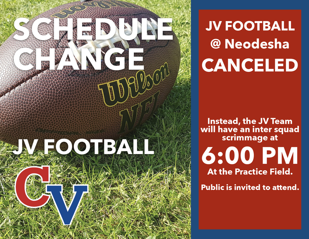 JV Fball Cancel