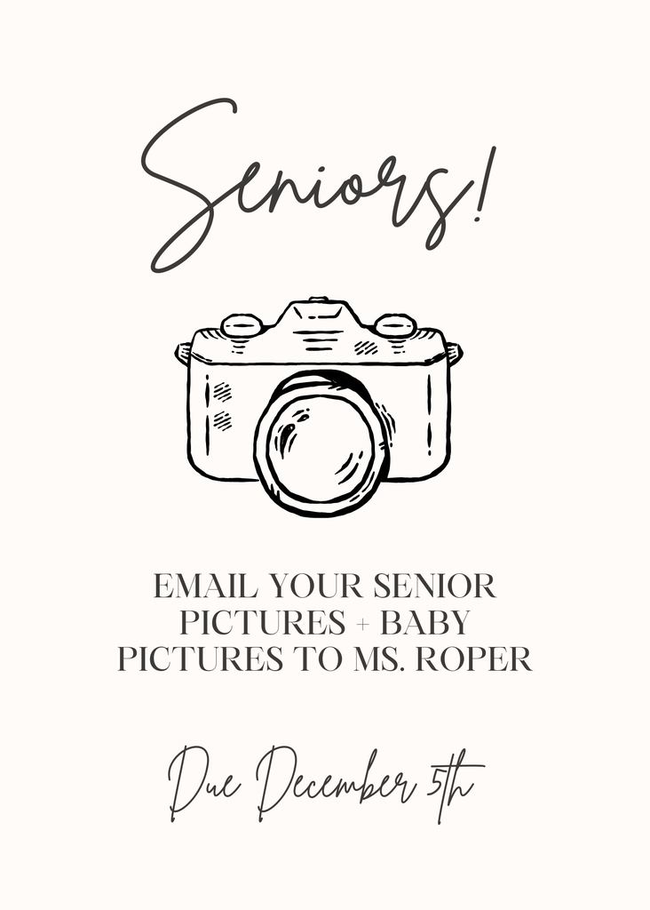Sr Photos Due