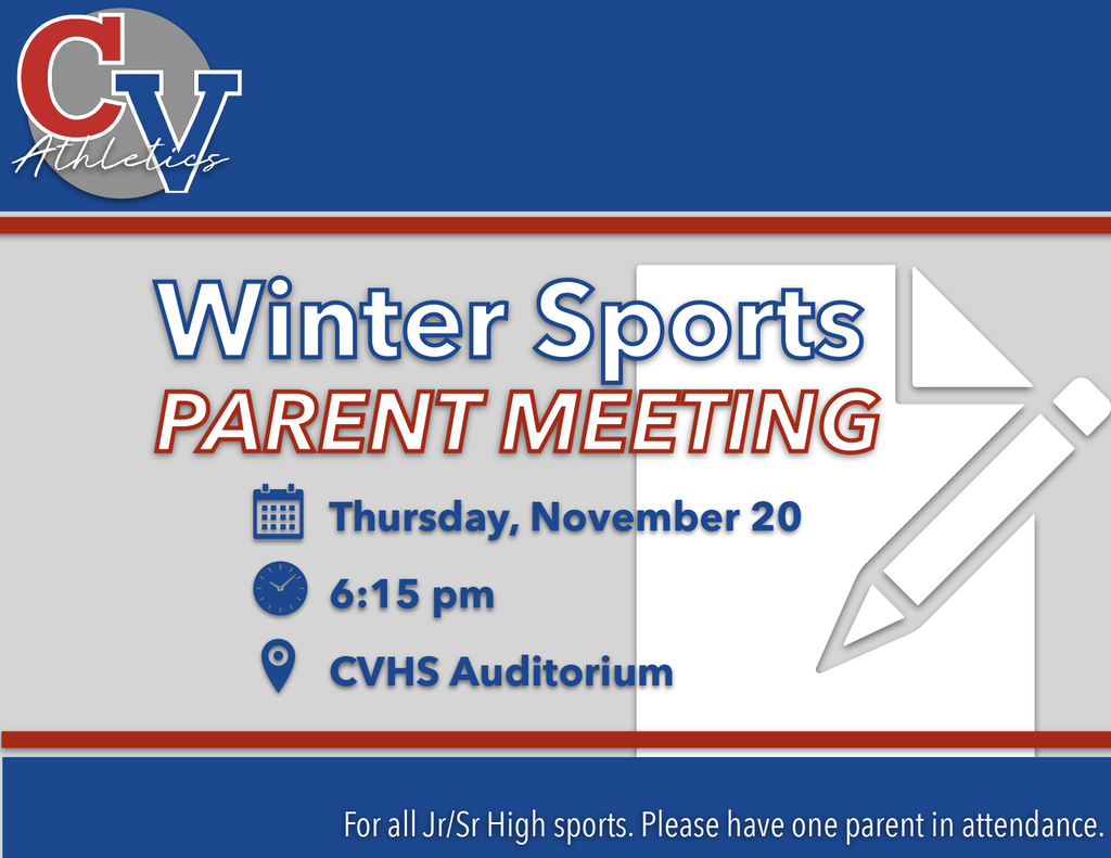 Winter Sports Parent Meeting