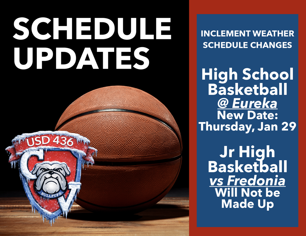 Inclement Weather Athletics Updates