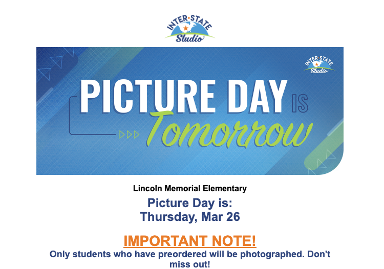 Picture Day Thursday for Lincoln