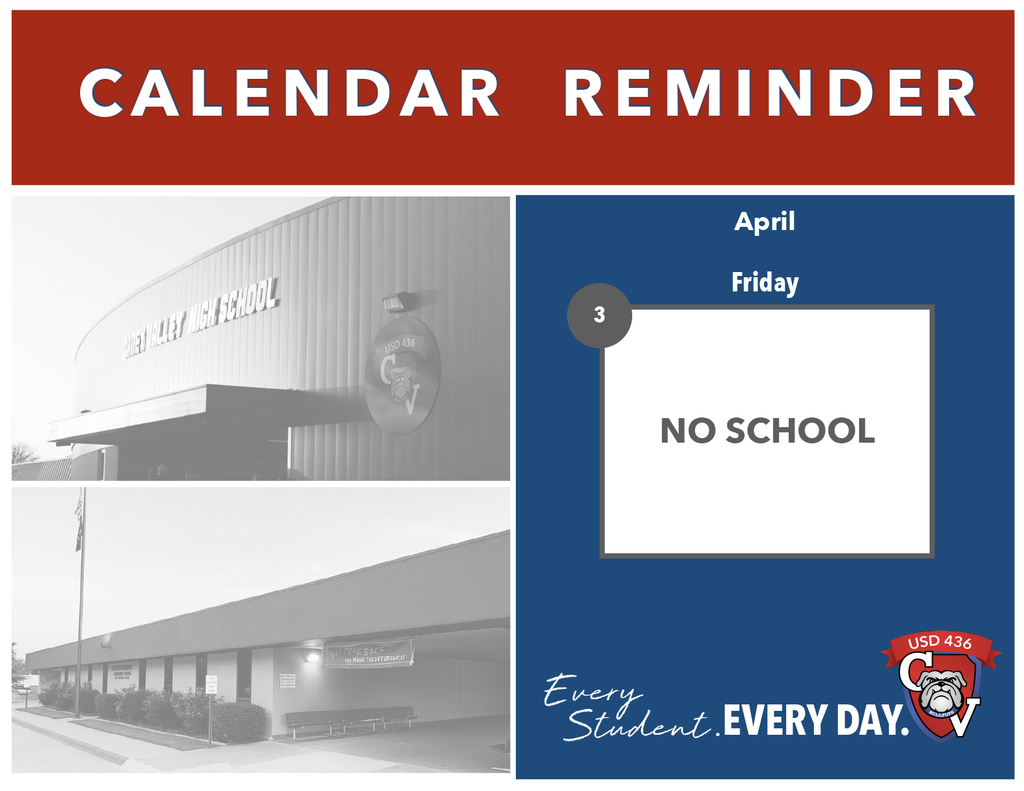 No School Friday, April 3