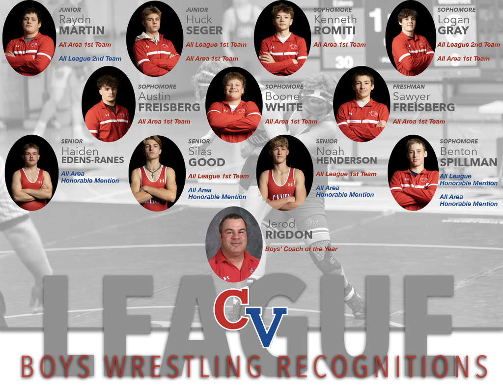 Boys Wrestling League Honors