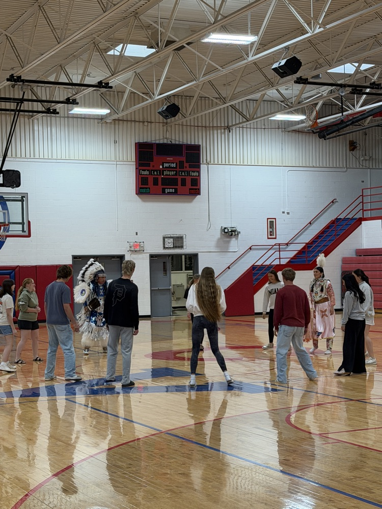 students dancing