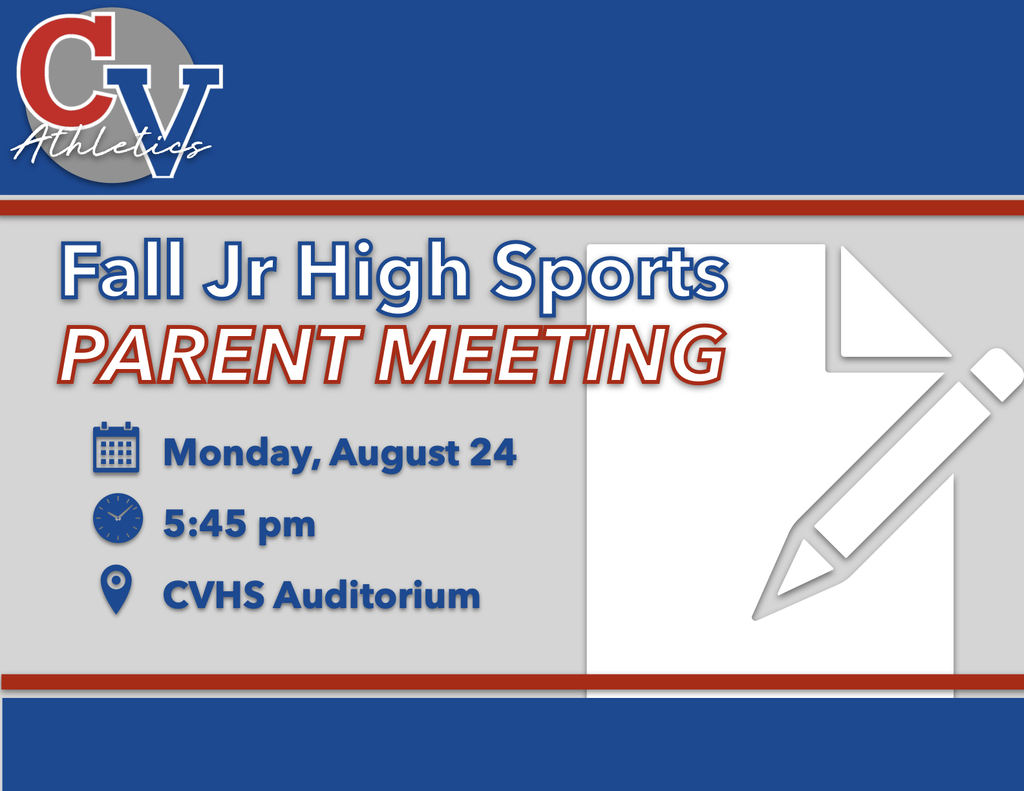 Jr High Sports Parent Meeting Decorative Graphic