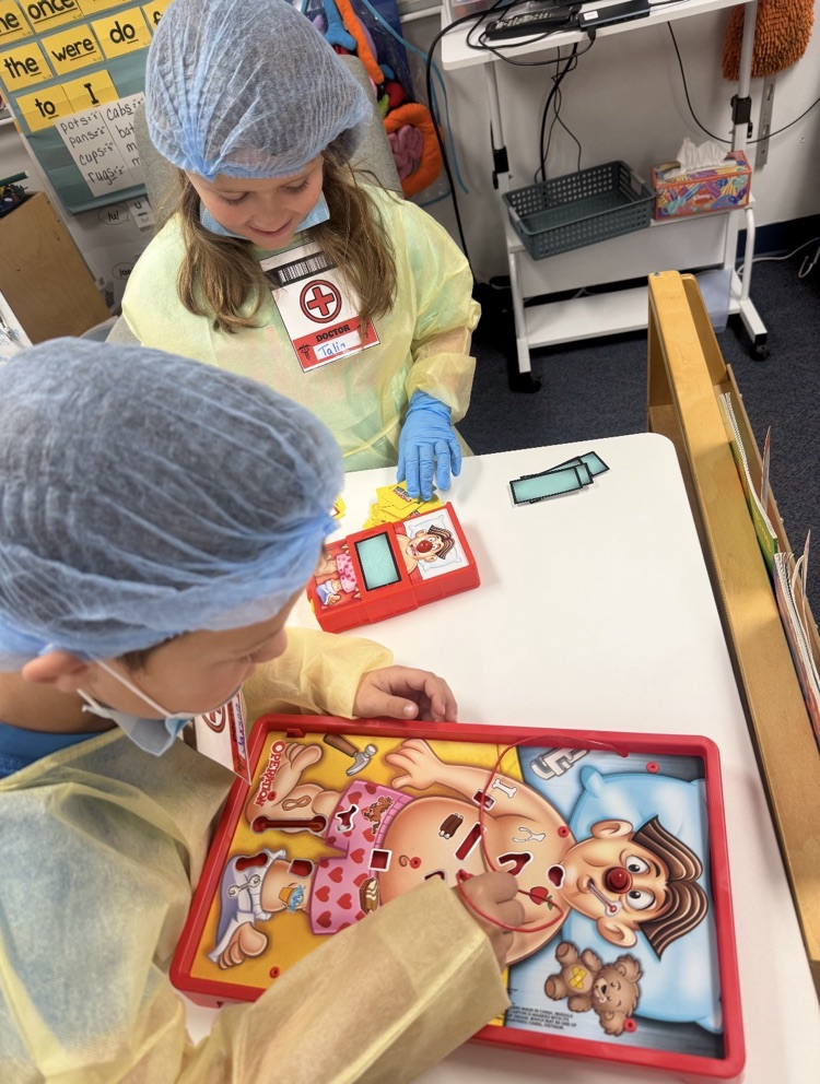 students playing a game