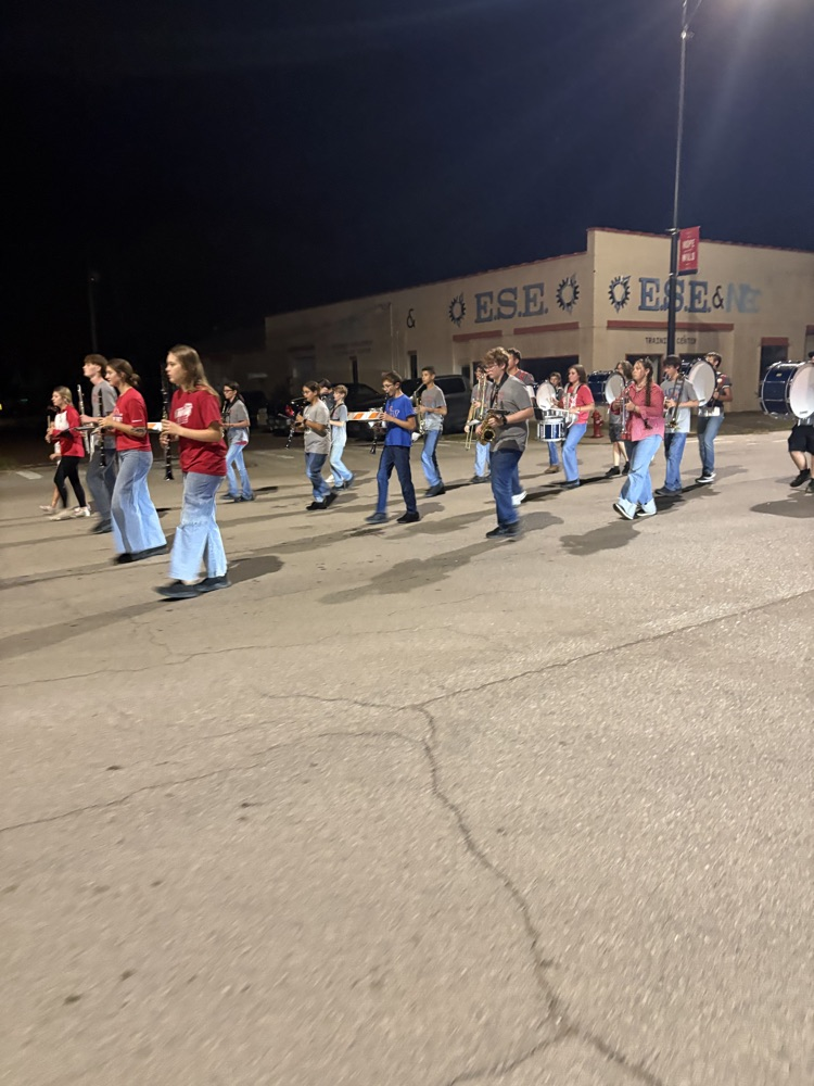 band in the hoco parade