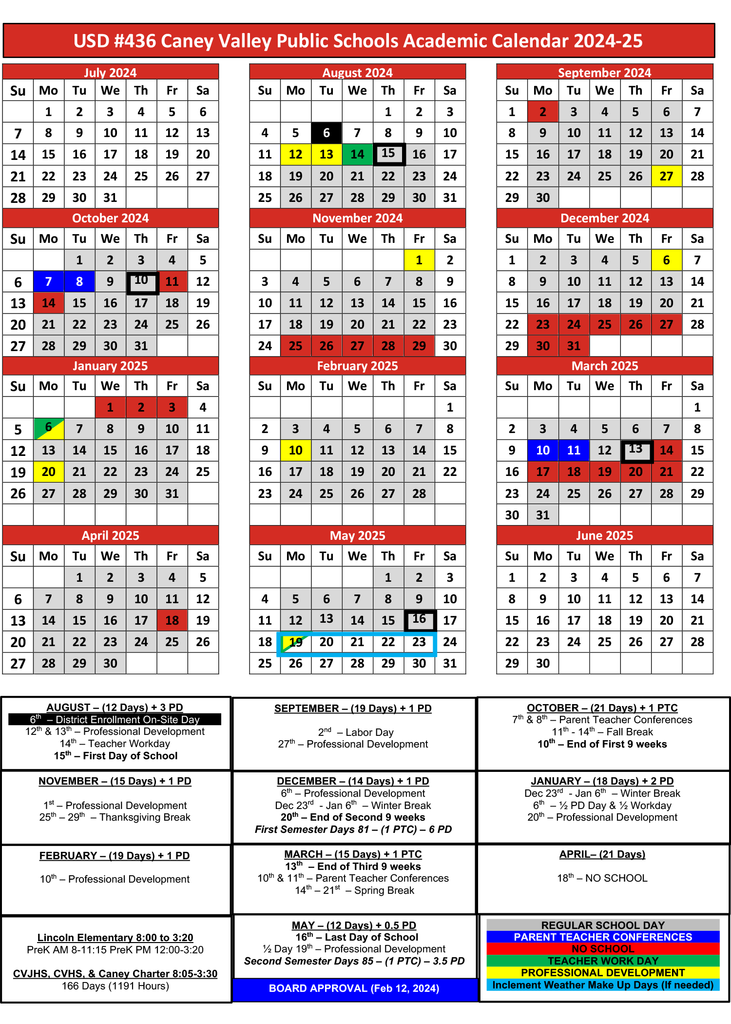 24-25 Academic Calendar