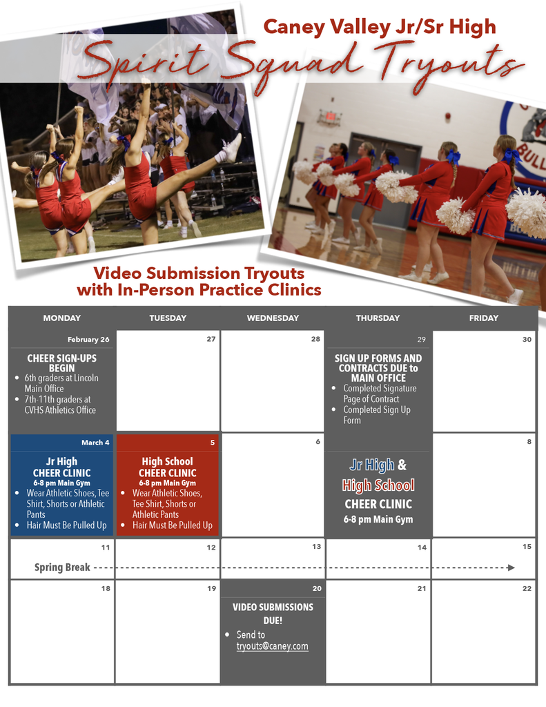 Spirit Squad Tryouts