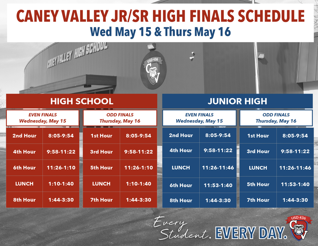 Finals Schedule