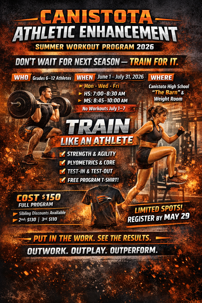 Canistota Summer Athletic Enhancement Program 