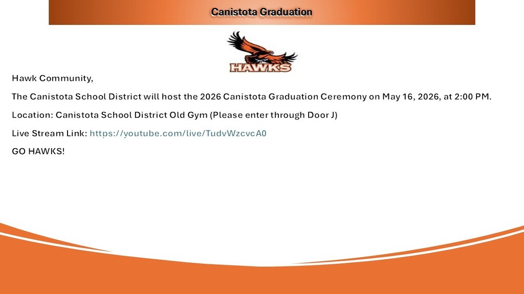 2026 Canistota Graduation