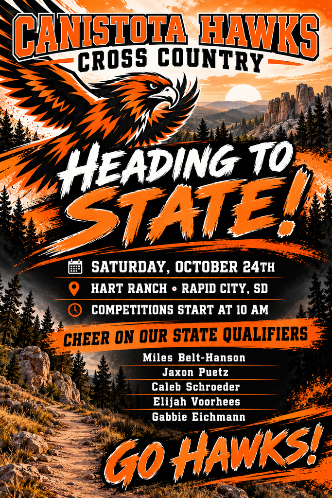 XC State Qualifiers poster