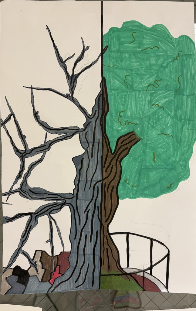survivor tree art