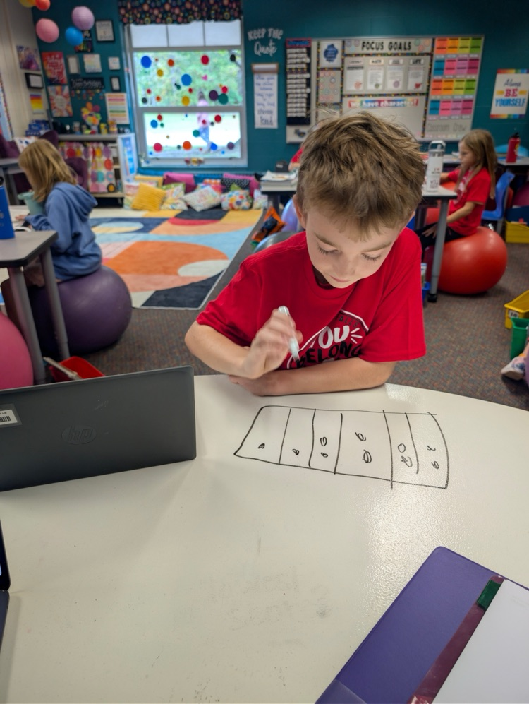 students learning in class
