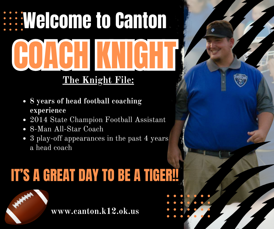 Welcome Coach Knight Graphic