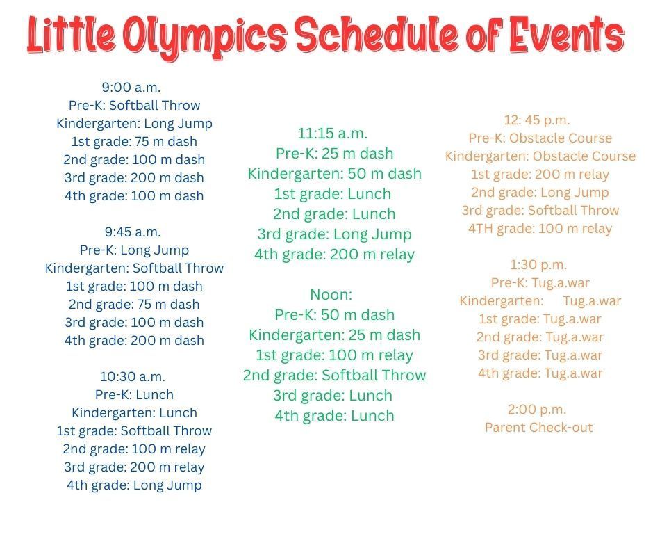 schedule