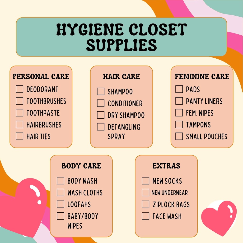 hygiene closet