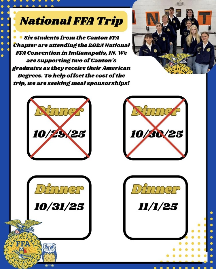 FFA Meal Sponsorships