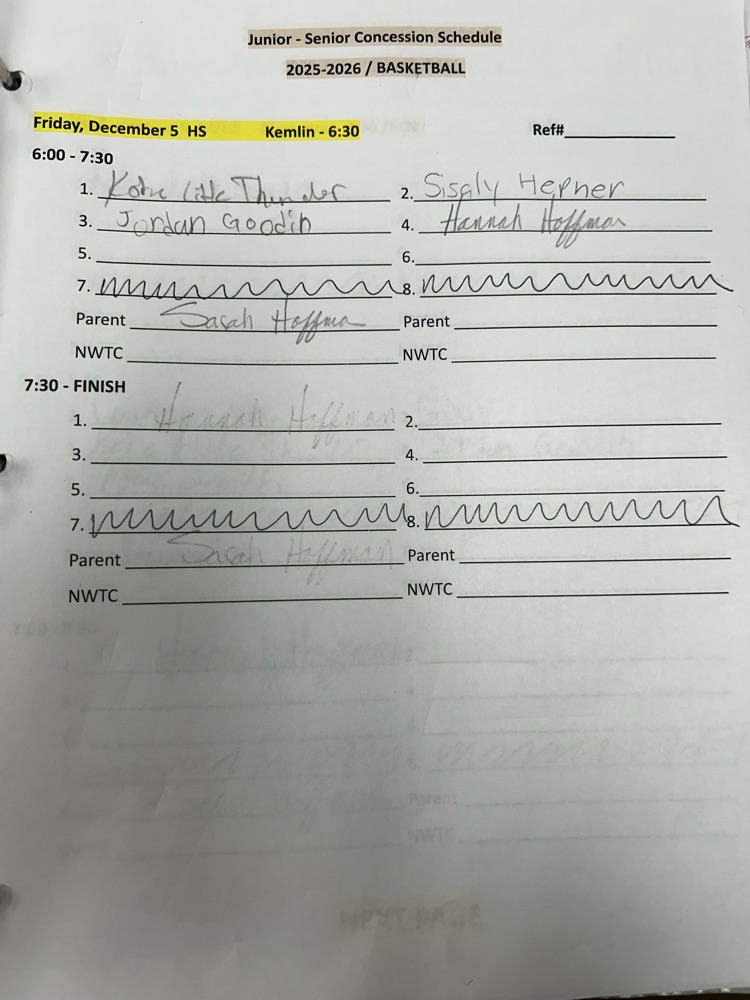 Friday. 12-5 / HS Kremlin