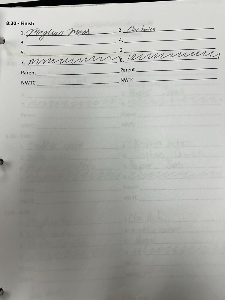 Tuesday, 12-9 / JH/HS  Ringwood