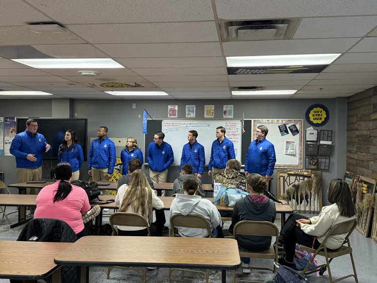 Oklahoma State FFA officers 