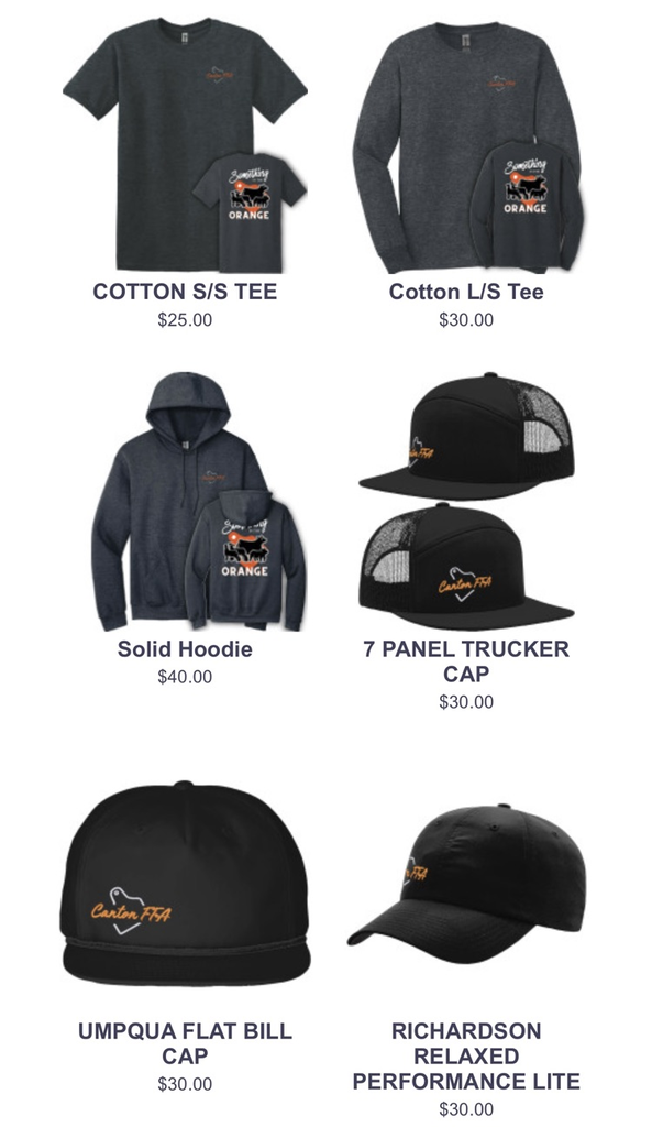 Canton FFA Tshirt, Hoodie, and Hats Sale